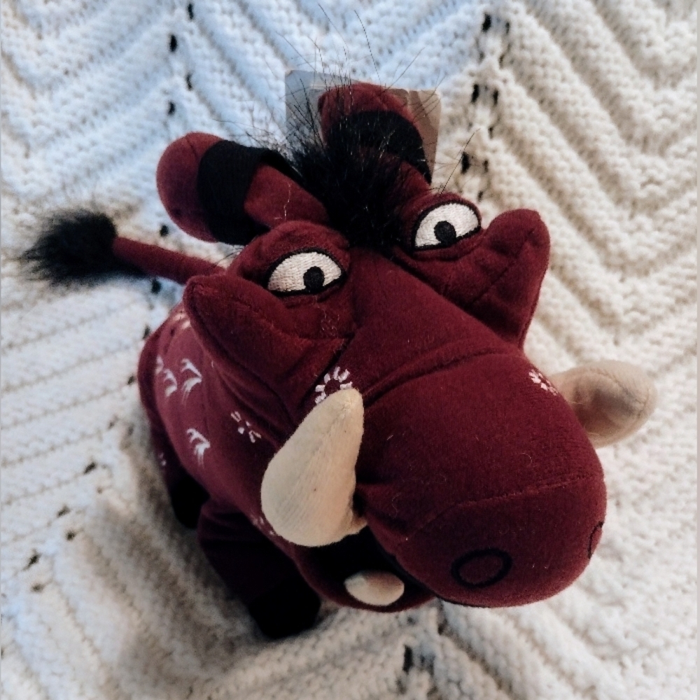 Disney The Lion King Broadway Musical Pumba 10” Plush Stuffed Animal Warthog NEW
